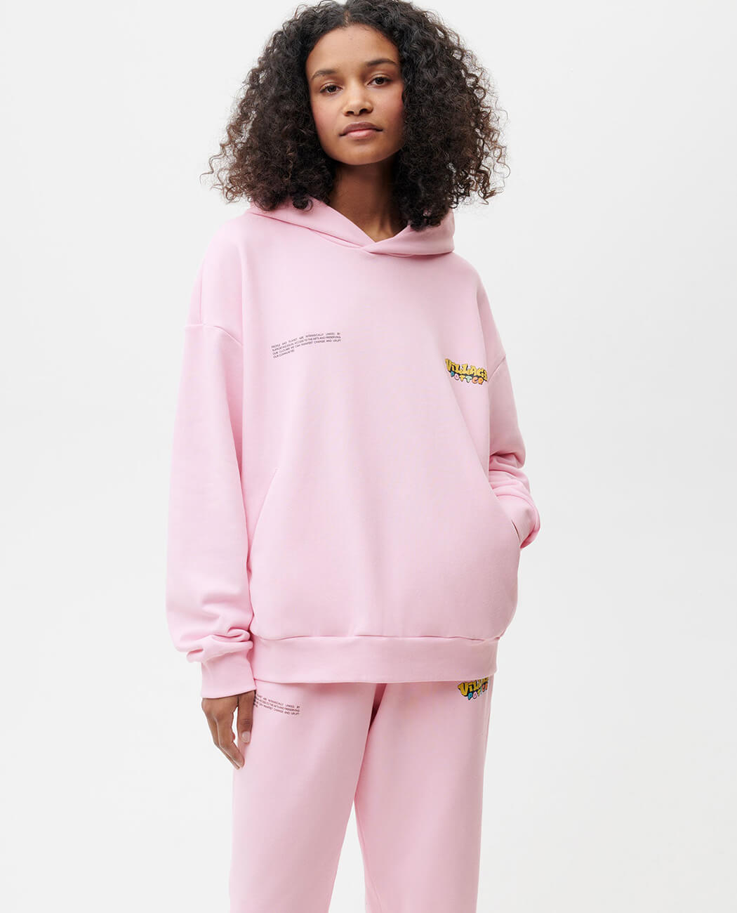 Long sleeve hoodie chestnut